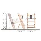 Montessori-syöttötuolin mitat