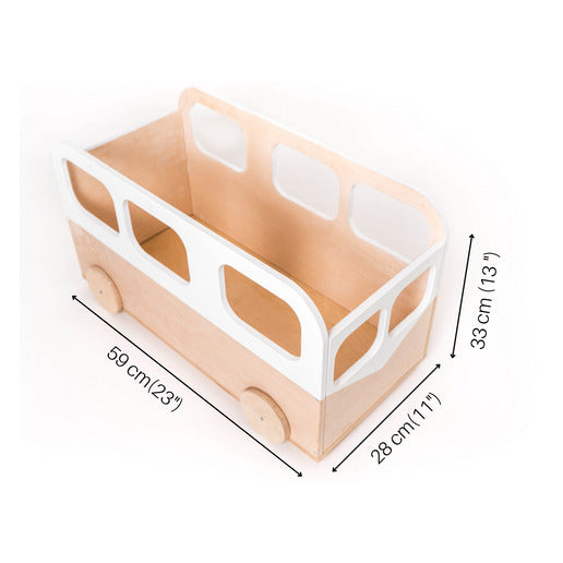 Iso puinen lelulaatikko – Bussi