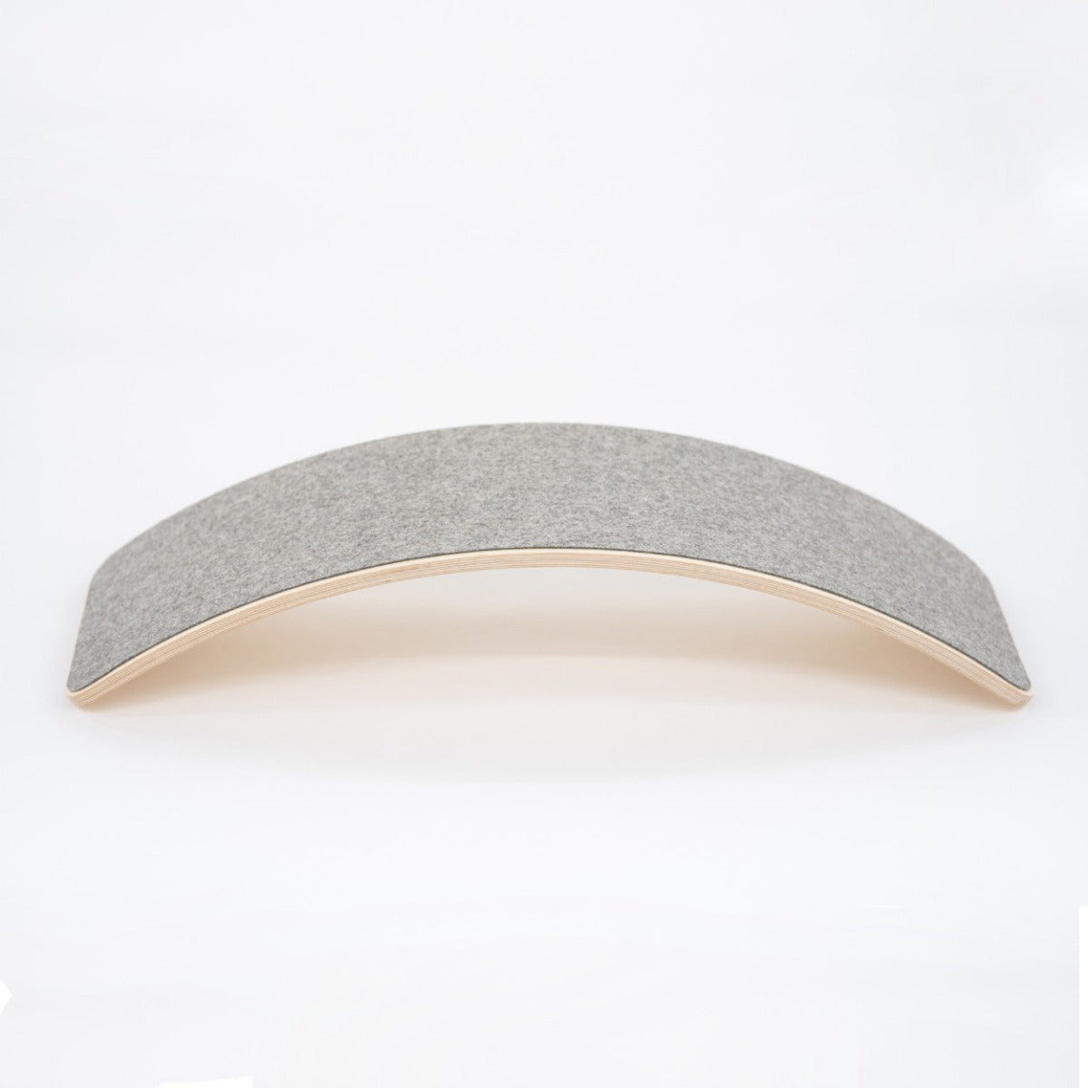 Wooden Balance Board With Grey Felt