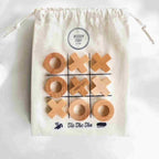 Wooden Tic-Tac-Toe Game