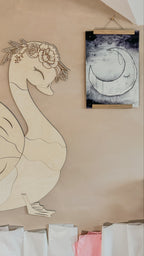 Wooden Wall Decoration - Swan