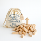 Puiset rakennuspalikat – 100 osaa | Montessori-lelu